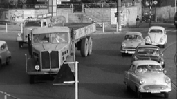 Straenverkehr in den 1950er-Jahren.