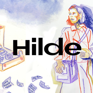 Illustration für das Hörspiel "In Liebe, Euro Hilde"