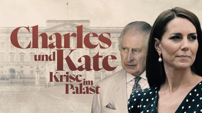 Bild: NDR/Studio Fritz Gnad/Picture Alliance/Imago Collage: König Charles III. und Prinzessin Kate vor dem Buckingham Palace.