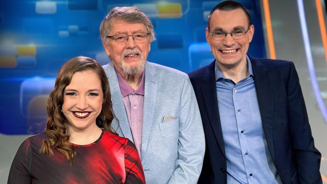 Quizduell-Olymp: Marie-Louise Finck, Prof. Eckhard Freise und Thorsten Zirkel