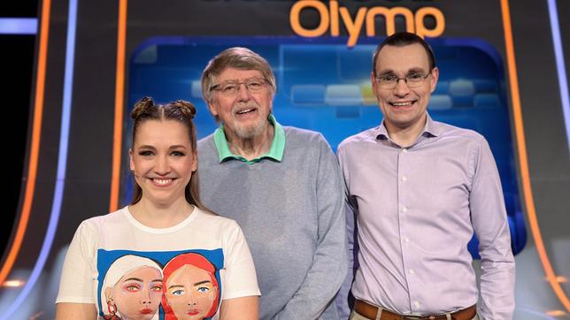 Quizduell-Olymp: Marie-Louise Finck, Prof. Eckhard Freise und Thorsten Zirkel