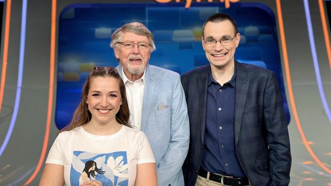 Quizduell-Olymp: Marie-Louise Finck, Prof. Eckhard Freise und Thorsten Zirkel