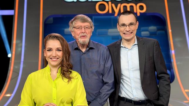 Quizduell-Olymp: Marie-Louise Finck, Prof. Eckhard Freise und Thorsten Zirkel