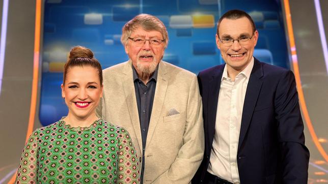 Quizduell-Olymp: Marie-Louise Finck, Prof. Eckhard Freise und Thorsten Zirkel