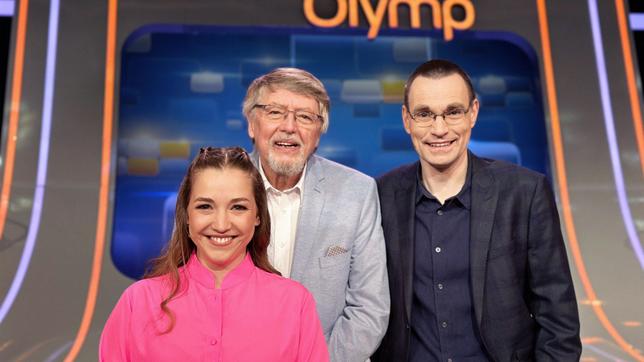 Quizduell-Olymp: Marie-Louise Finck, Prof. Eckhard Freise und Thorsten Zirkel