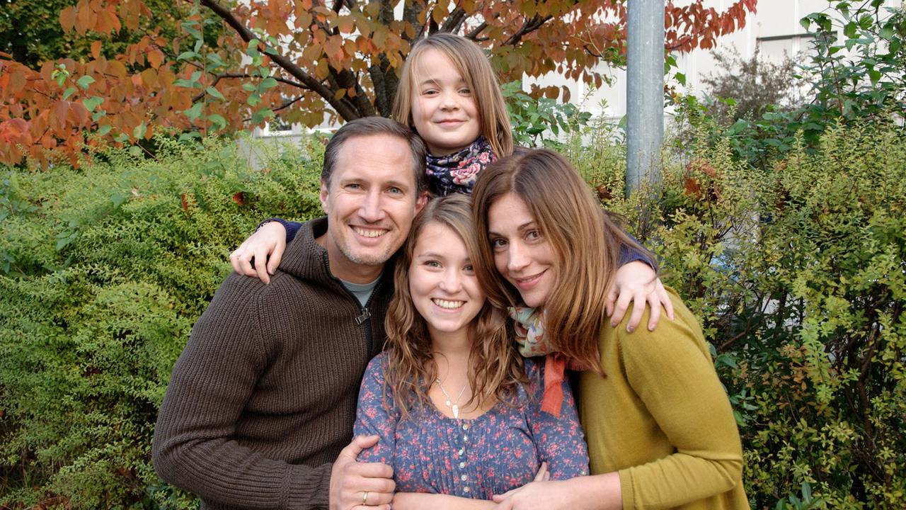 Frank, Veronika, Janina und Leonie