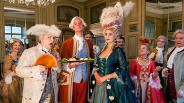 Musikvideo Ma-Ma-Ma-Ma-Ma-Ma-Marie Antoinette mit Christine Henning (r), Firat Baris Ar (l) und Frank Maier (Mitte)