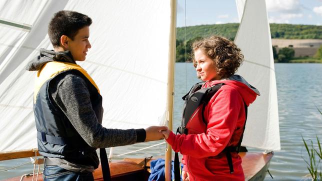 David (David Meier, li.) und Pippi (Marie Borchardt, re.) sind wieder voll auf Kurs.