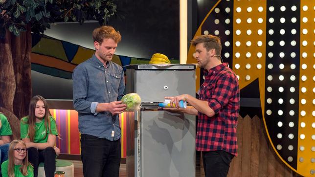 Maximilian Kraft im Gespräch mit Moderator Johannes.