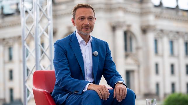 Christian Lindner (FDP) im ARD-Sommerinterview 2022