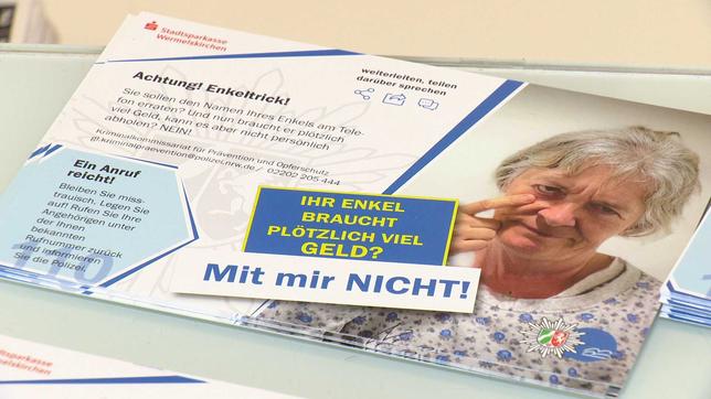 Die Polizei informiert überTrickbetrug,  z. B. den Enkeltrick