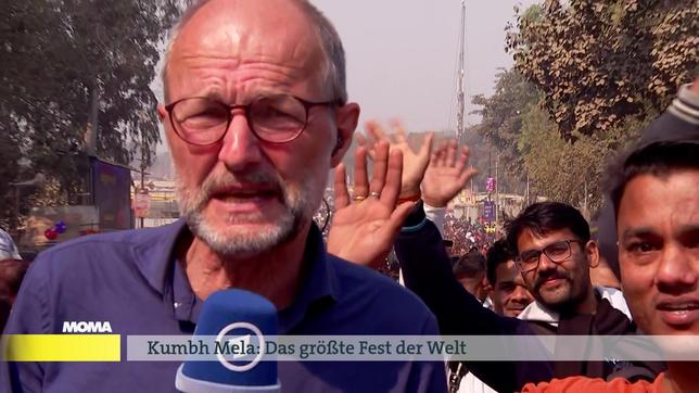 Kumbh Mela: Andreas Franz, MDR Neu Delhi, berichtet aus Prayagraj in Indien