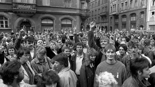 Für Freiheit und Demokratie: die große Montagsdemo in Leipzig