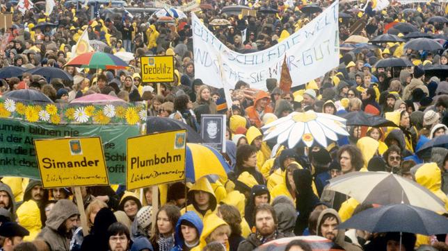 Proteste gegen das Zwischenlager in Gorleben