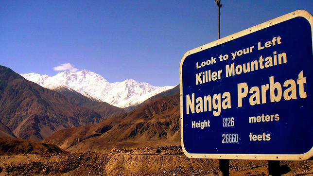 Wegweiser zum Naga Parbat