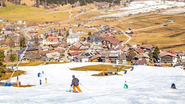 Deutschen Skigebieten fehlt der Schnee.