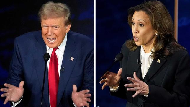 Donald Trump, Kamala Harris