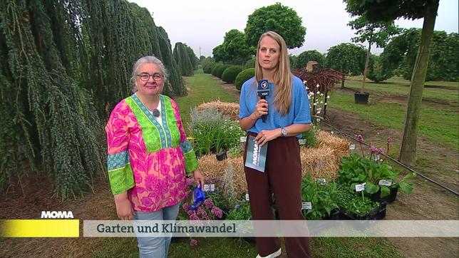 Gartenexpertin Dorothée Waechter, Reporterin Svenja Kellersohn