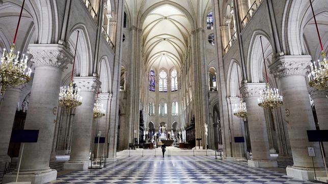 Die berühmte Kathedrale Notre Dame de Paris erstrahlt in neuem Glanz. 