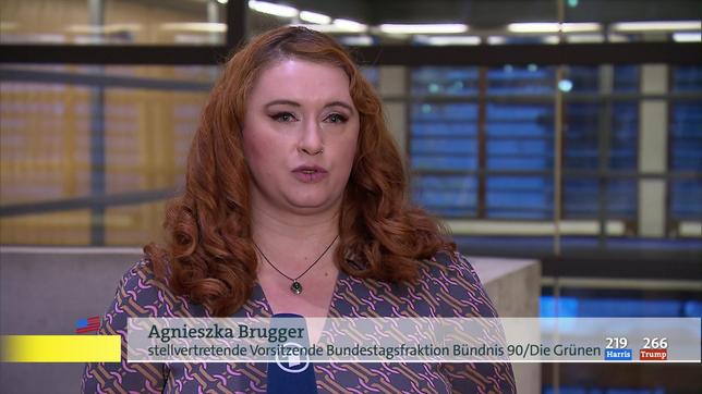 Agnieszka Brugger, stellvertretende Fraktionsvorsitzende der Bundestagsfraktion von Bündnis 90/Die Grünen