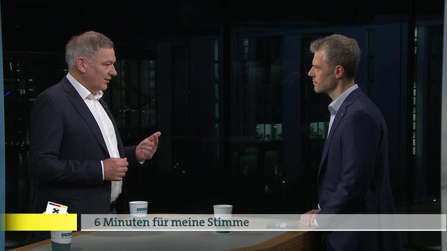 Jan van Aken, Co-Bundesvorsitzender Die Linke, Benajmin Körber, Unternehmer