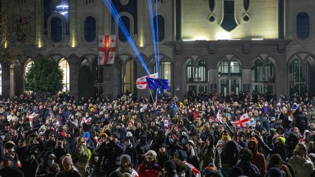 Massenproteste in Georgien