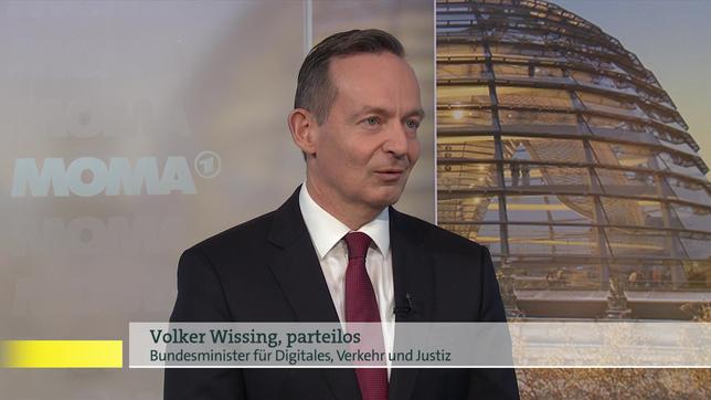 Volker Wissing, Parteilos, Bundesminister für Digitale, Verkehr und Justiz