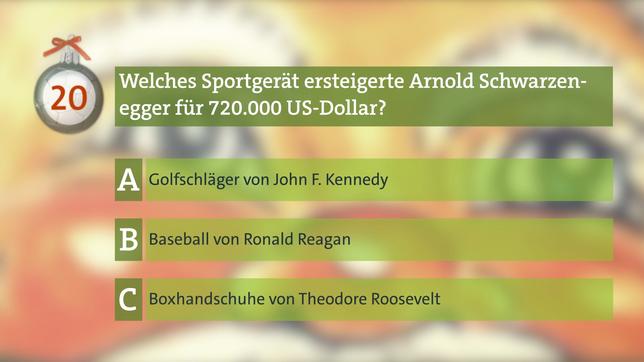 Welches Sportgerät ersteigerte Arnold Schwarzenegger?