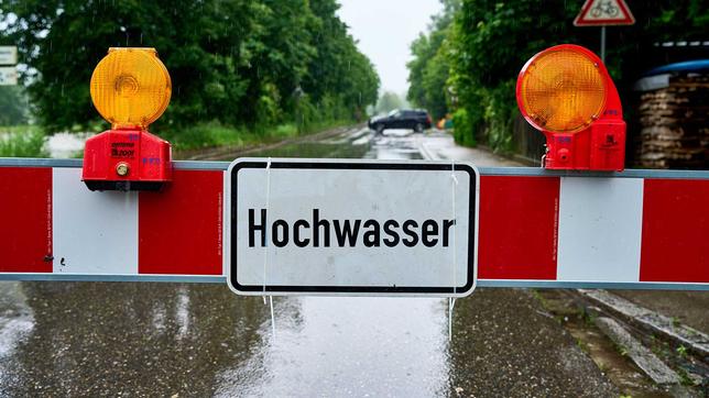 Unwetter: Dauerregen in Süddeutschland hält an