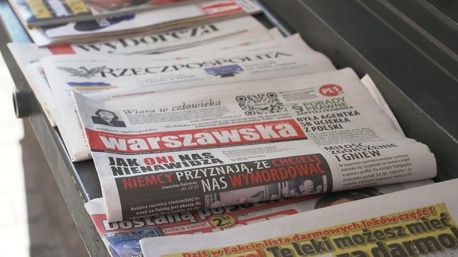 Polen ist seit Beginn der PiS-Regierung auf der Liste der Pressefreiheit von Platz 18 auf Platz 57 abgerutscht.