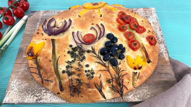 Focaccia mit Gemüse