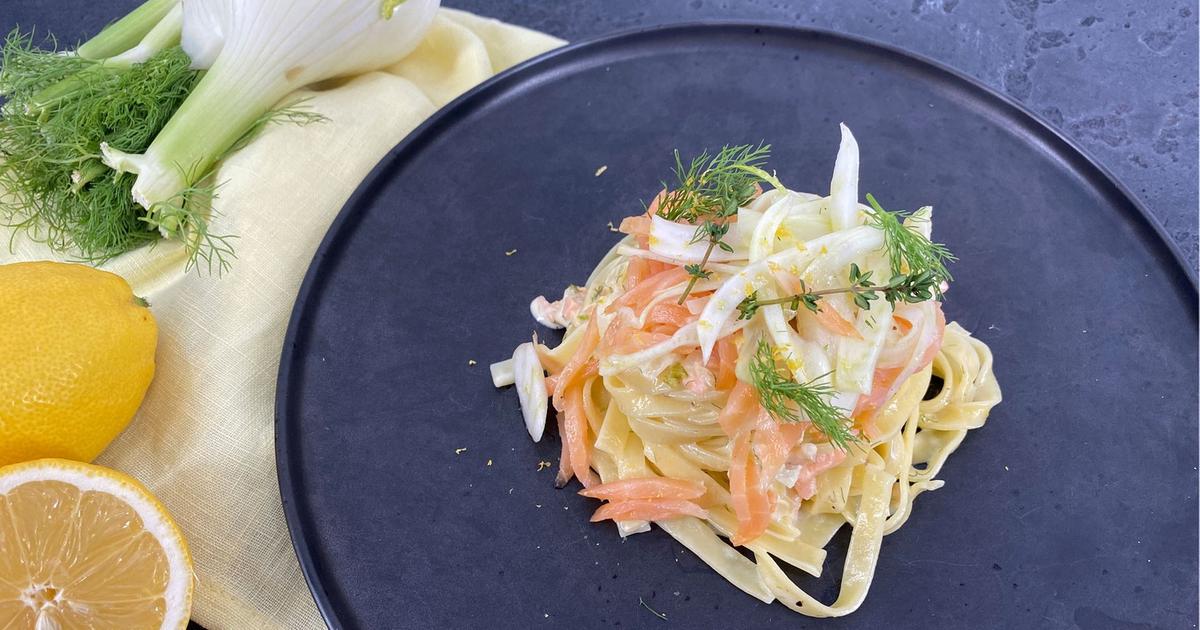 Video: Rezept: Lachs-Tagliatelle... - ARD-Buffet - ARD | Das Erste