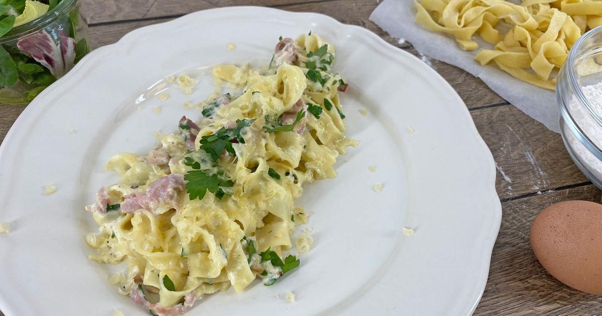 Video: Rezept: Schinkennudeln mit... - ARD-Buffet - ARD | Das Erste