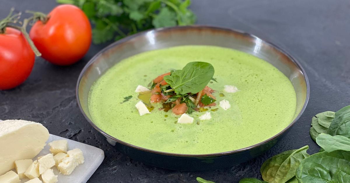 Video: Rezept: Spinatsuppe mit... - ARD-Buffet - ARD | Das Erste