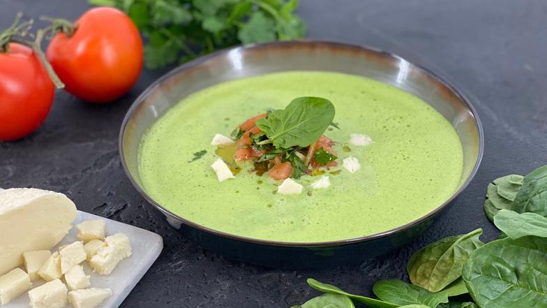 Video: Rezept: Spinatsuppe mit... - ARD-Buffet - ARD | Das Erste