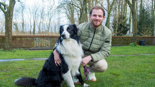 Philipp und Hund Andreas