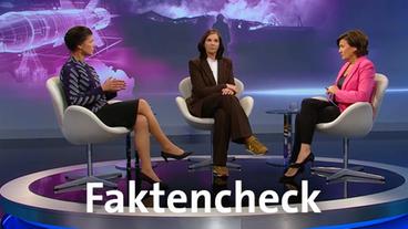 Die Gäste (v.l.n.r.): Sahra Wagenknecht, Katrin Göring-Eckardt