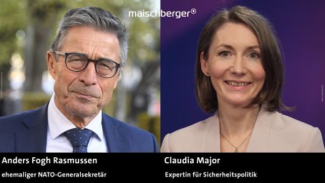 Anders Fogh Rasmussen und Claudia Major