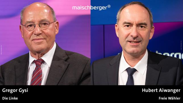 Gregor Gysi und Hubert Aiwanger