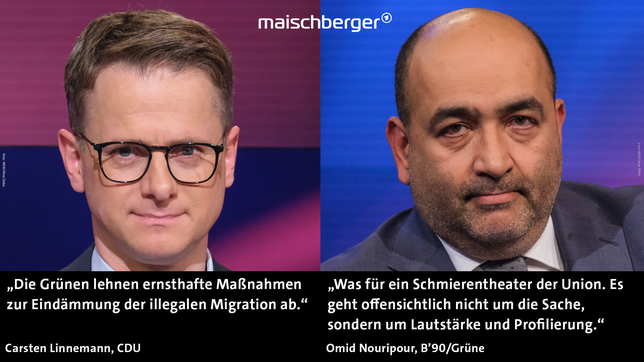 Carsten Linnemann und Omid Nouripour