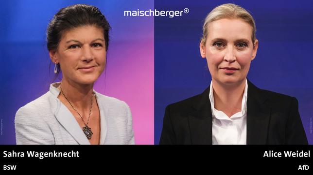 Sahra Wagenknecht und Alice Weidel