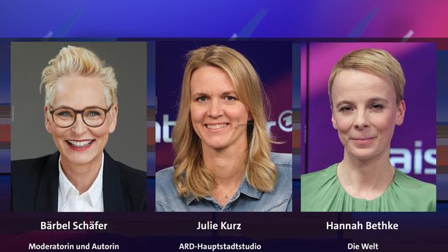 Bärbel Schäfer, Julie Kurz und Hannah Bethke (v.l.n.r.)