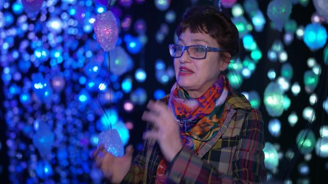 Die Künstlerin Pipilotti Rist wollte schon als 19jährige Räume aus Licht entwerfen.