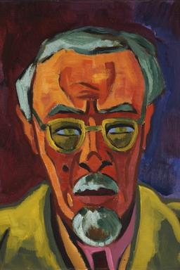 Karl Schmidt-Rottluff im Selbstporträt