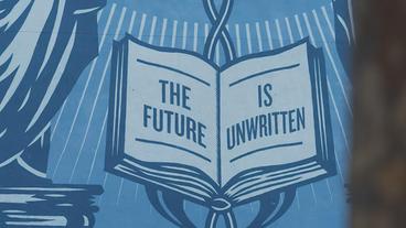 Ein Graftitto sagt: The Future is unwritten