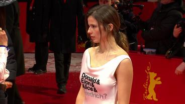 Luisa-Marie Neubauer bei der Eröffnung der Berlinale