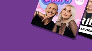 Podcastcover von "Willkommen im Club" und im Hintergrund von "Pride"