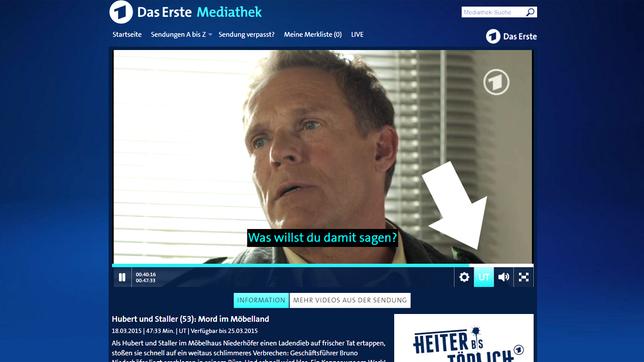 Untertitel - ARD | Das Erste