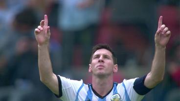 Lionel Messi als Hoffnungsträger für Argentinien.