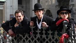 Stephen (Mark Ruffalo, li.), Bloom (Adrien Brody) und Bang Bang (Rinku Kikuchi) 